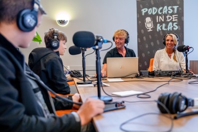 Bart tijdens een workshop